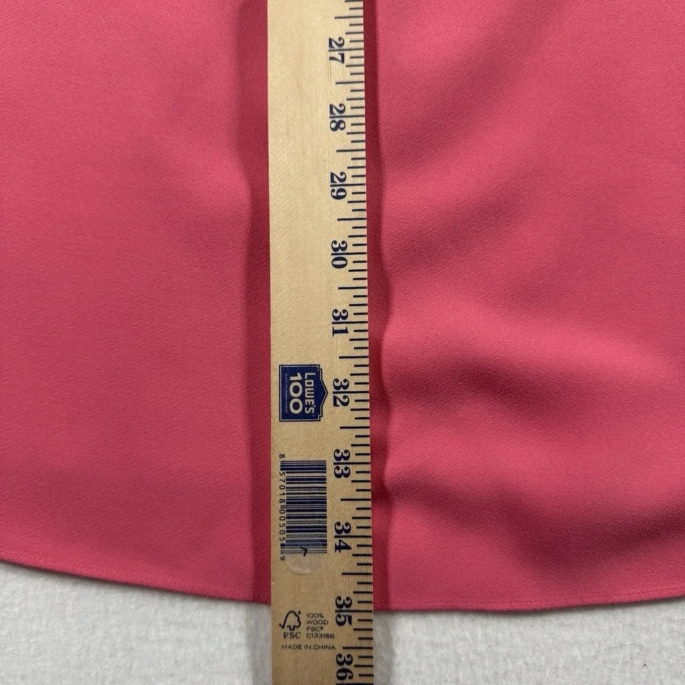 Kate Spade Cold Shoulder Flutter Sleeve Crepe Dress‎ Petunia Pink Womens Small